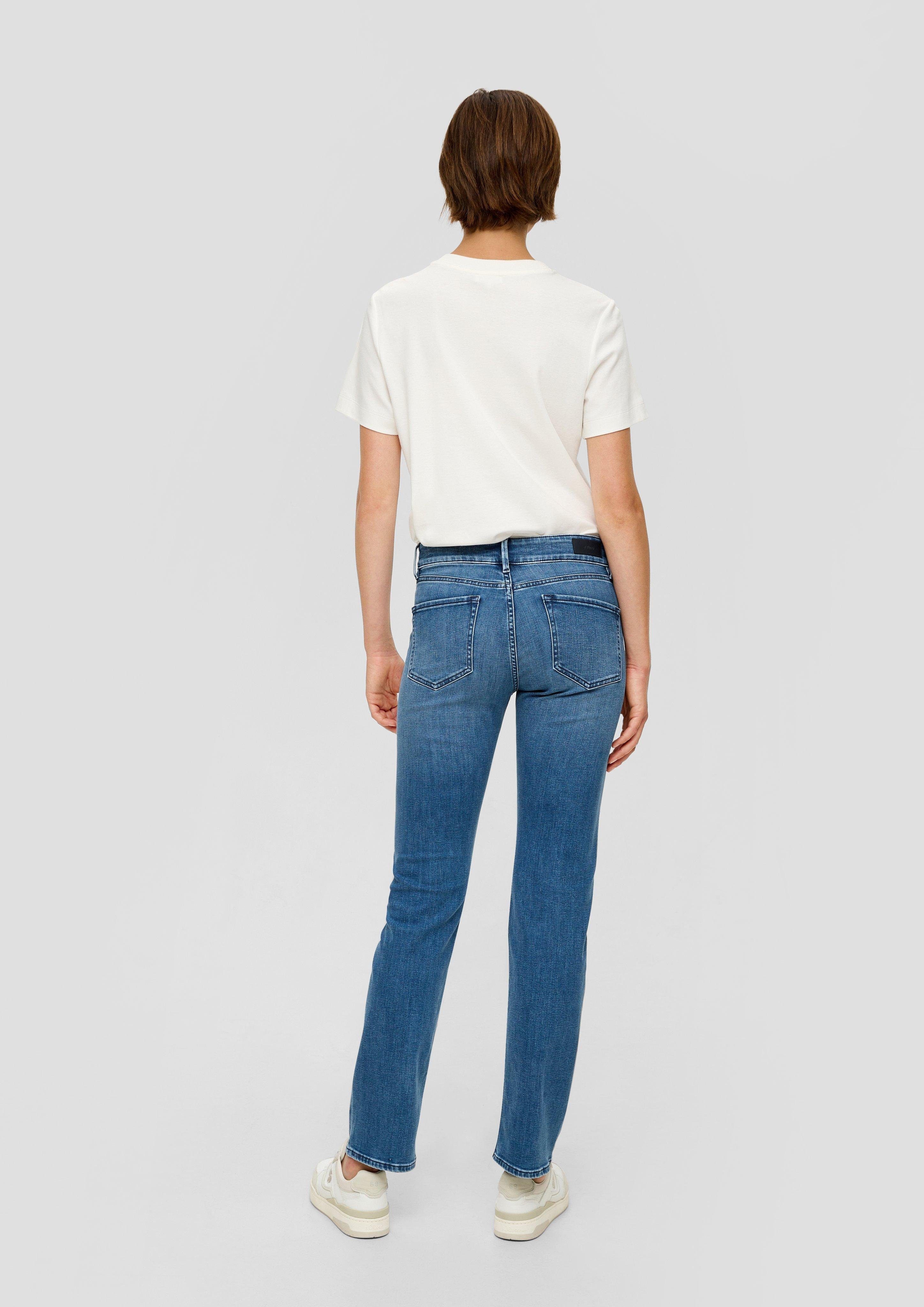 / Regular / Straight Fit Karolin / 5-Pocket-Jeans Jeans Mid Leg s.Oliver Rise