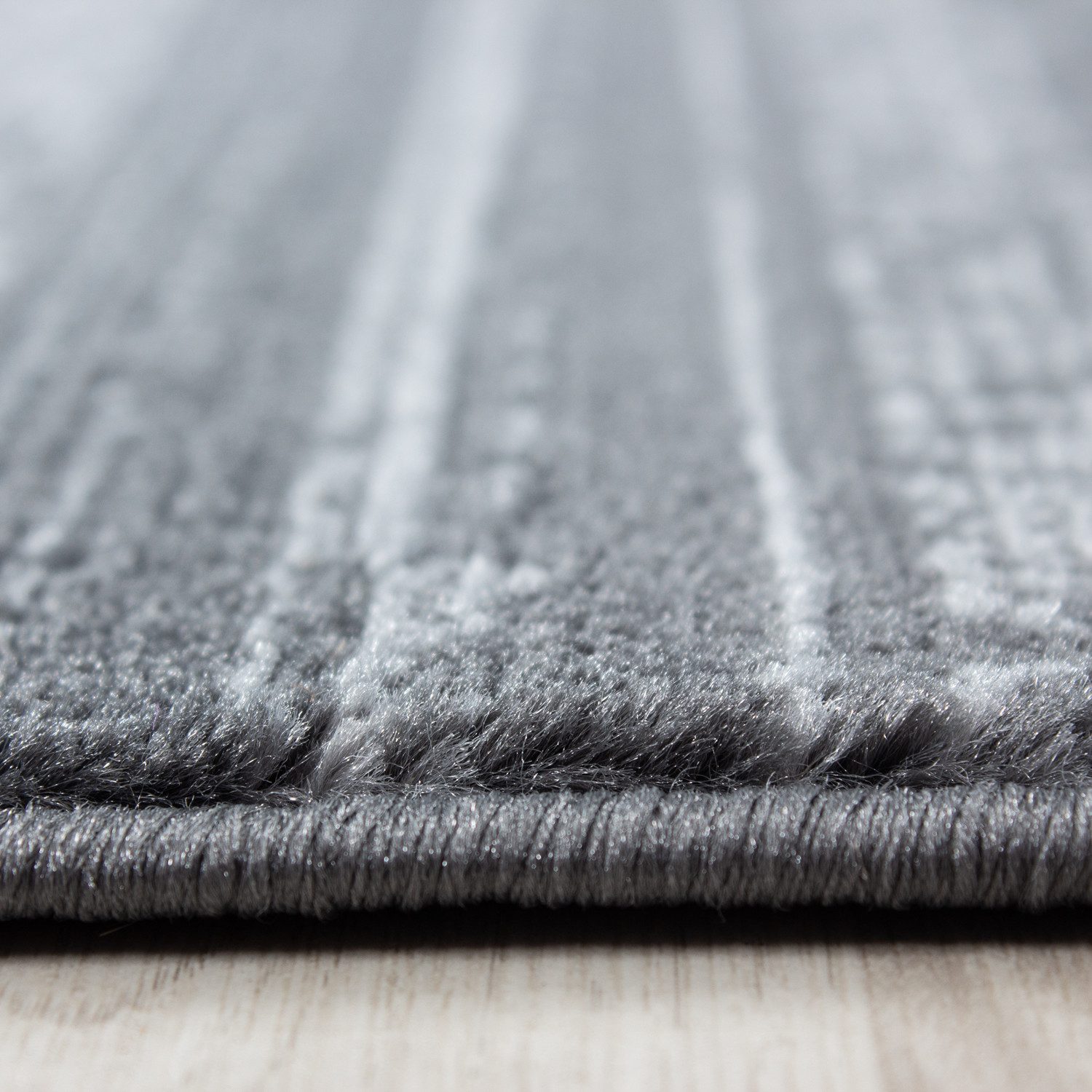 Carpettex Kurzflor-Bettumrandung Unicolor - Einfarbig, Höhe günstig online kaufen