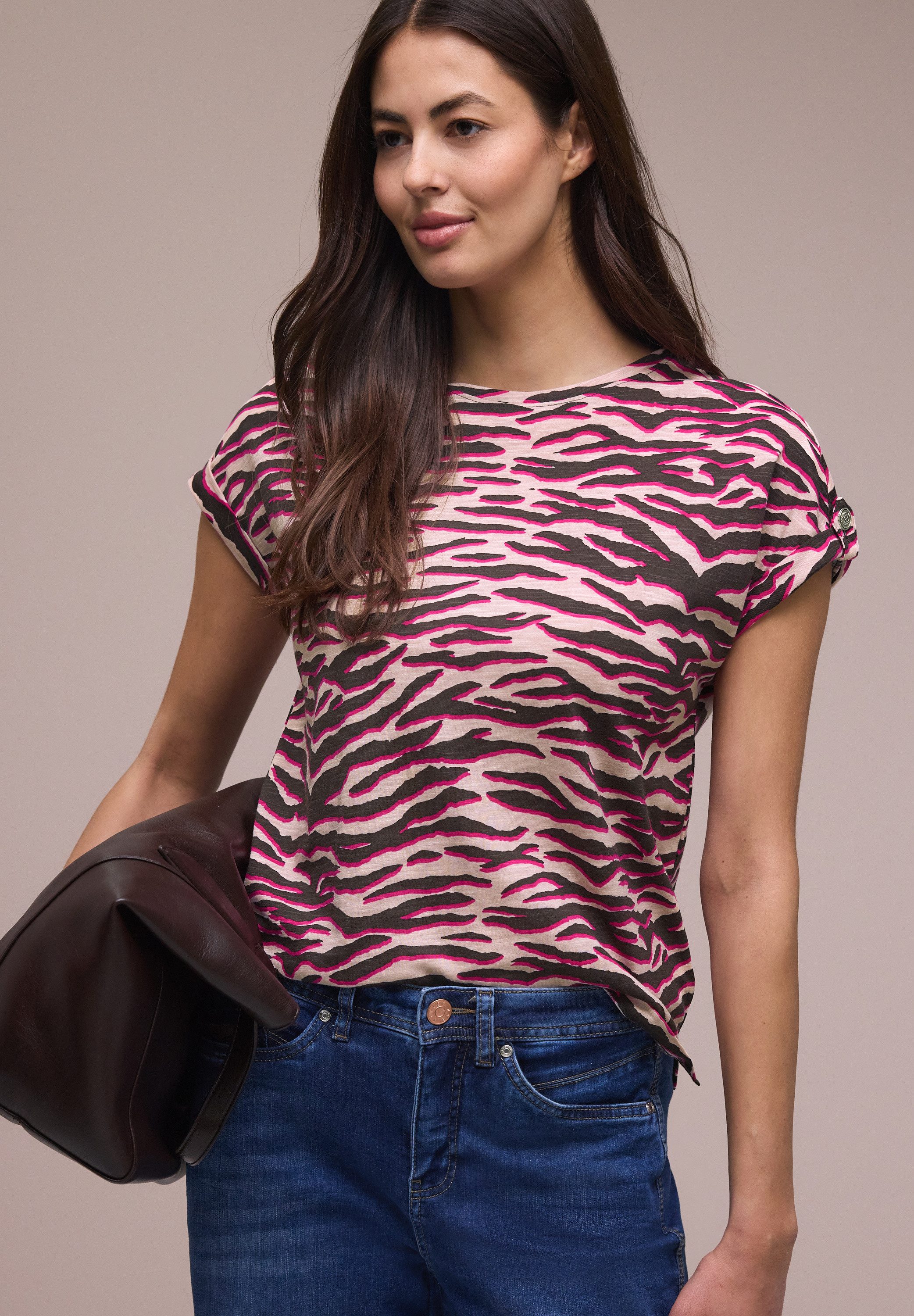 STREET ONE T-Shirt Jersey günstig online kaufen