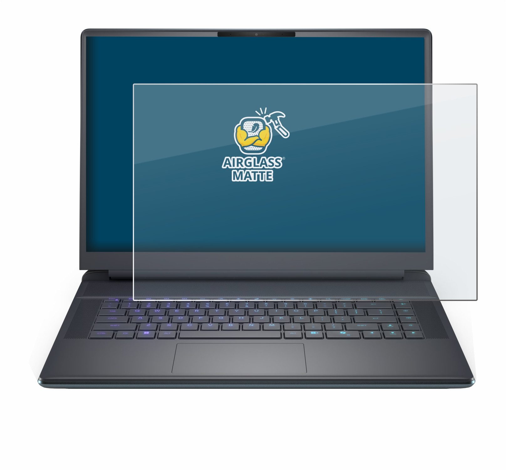 BROTECT Displayschutzglas Folie für Dell Alienware 16 Area-51, Schutzfolie Glas Panzer Display Schutz matt