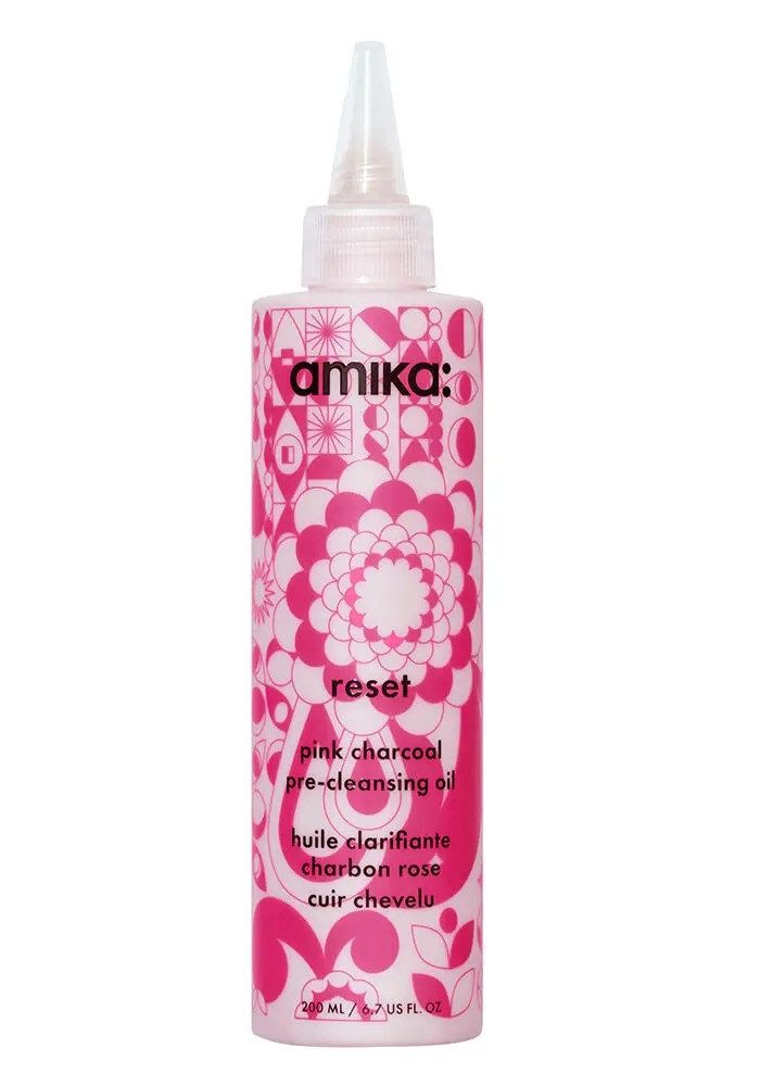 Amika Kopfhaut-Pflegeöl Reset Pink Charcoal Kopfhaut-Reinigungsöl