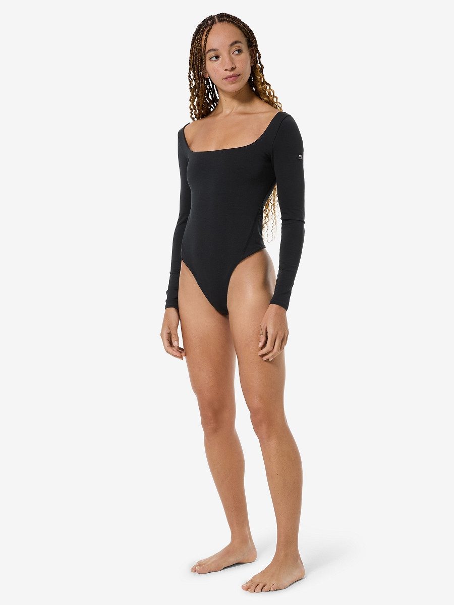 SUPER.NATURAL Shaping-Body für Damen, Merino W LUX BOUNCY BODY bietet luxeriöse Optik und Komfort