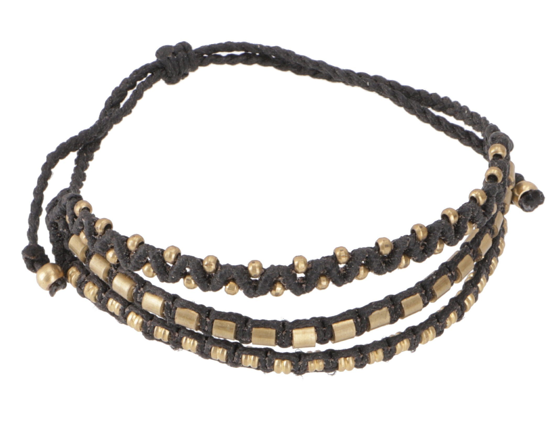 Guru-Shop Armreif Perlenarmband, Makramee Armband, Herren Armband..