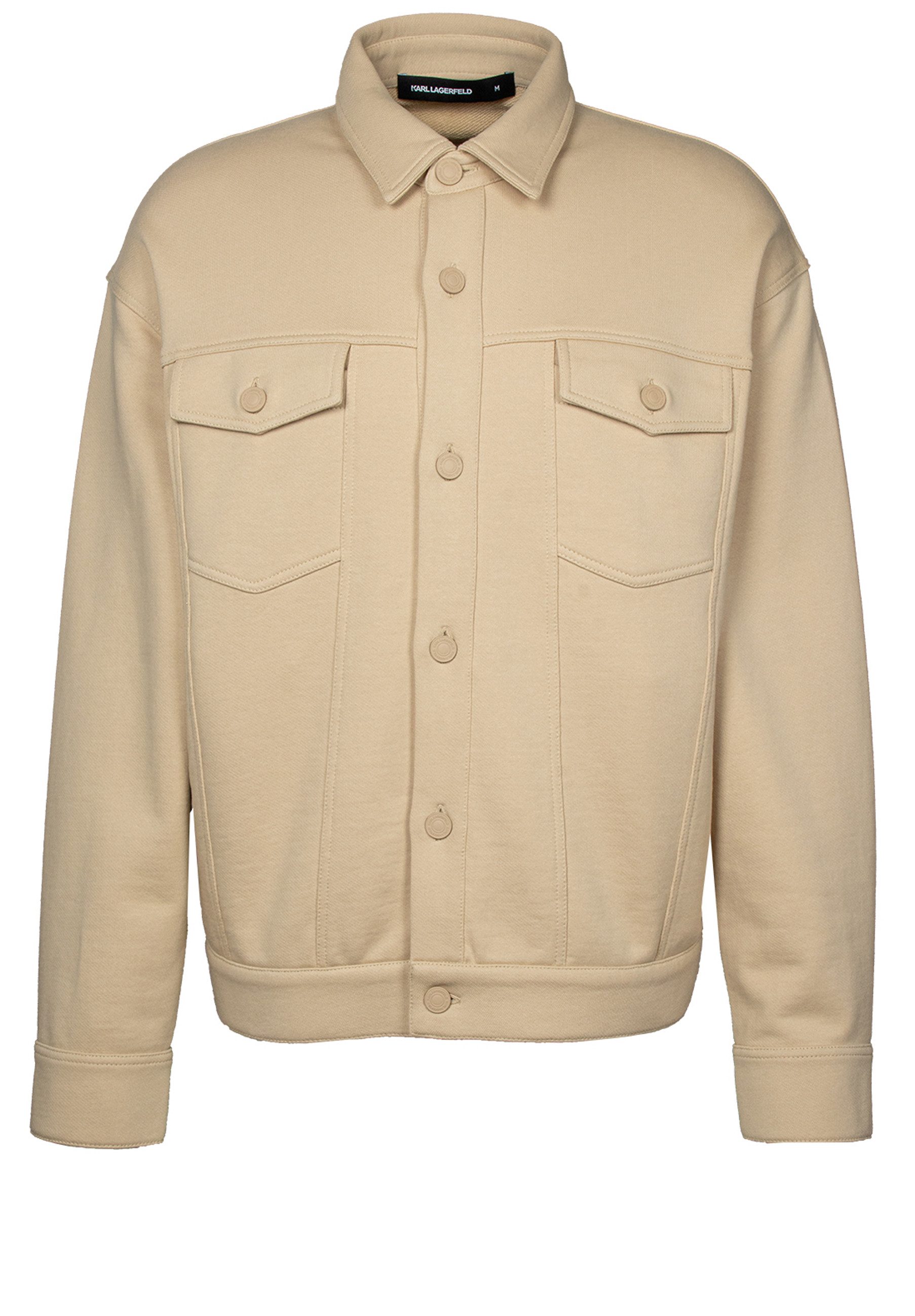 LAGERFELD Sweatjacke aus Sweatmaterial (1-tlg)