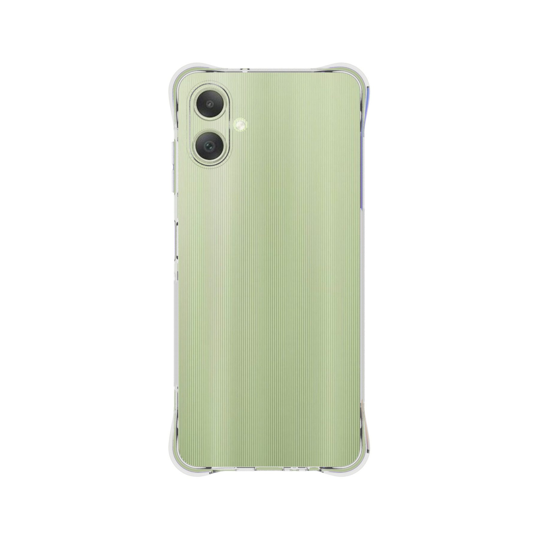 mtb more energy Smartphone-Hülle Clear Armor Case für Samsung Galaxy A06 4G, Transparente TPU Schutzhülle Case Backcover mit Anti-Shock Verstärkung