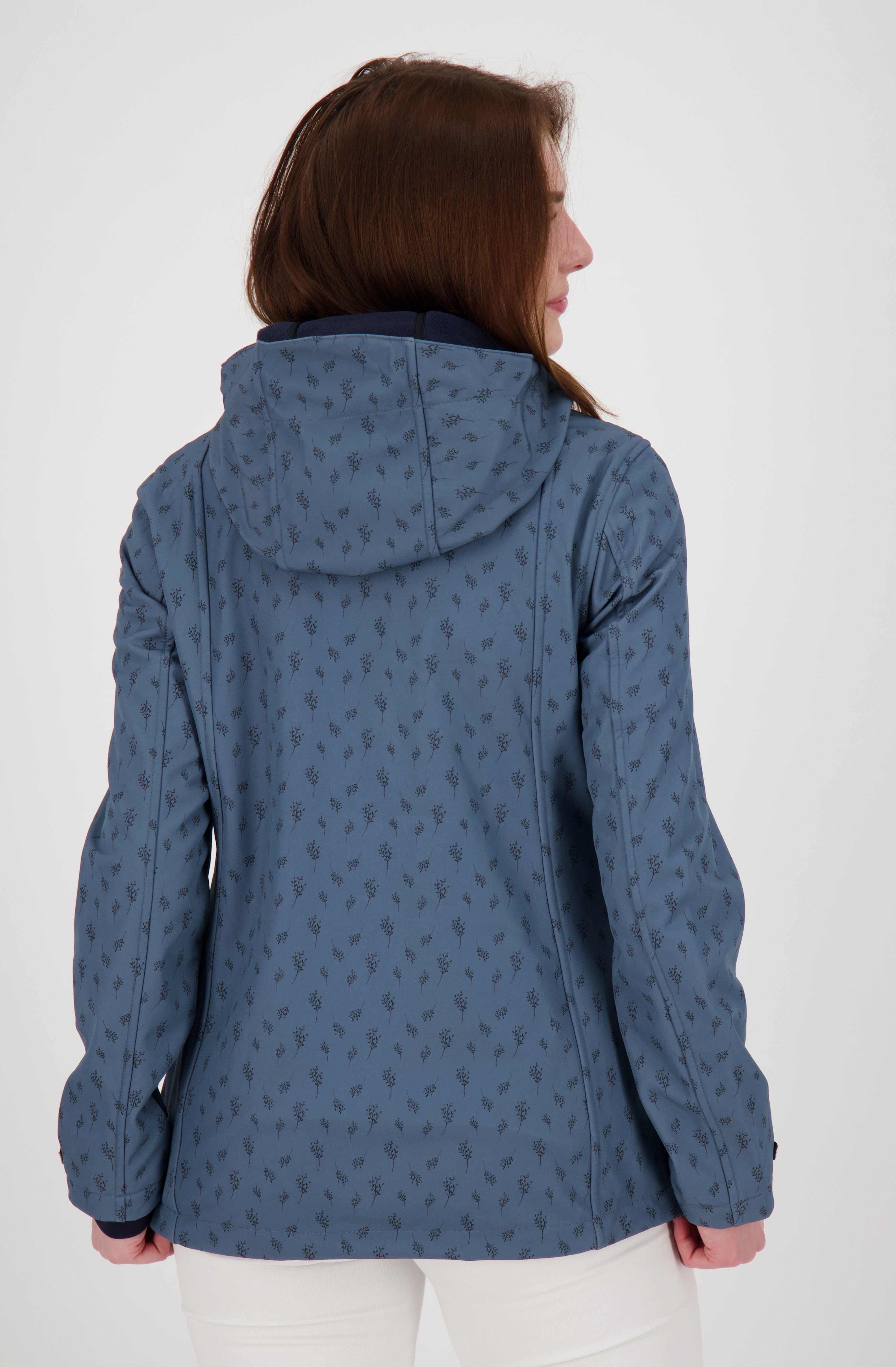 DEPROC Active Softshelljacke SHELBY X WOMEN CS erhältlich mit in blue orion Großen abnehmbarer Kapuze, Größen auch