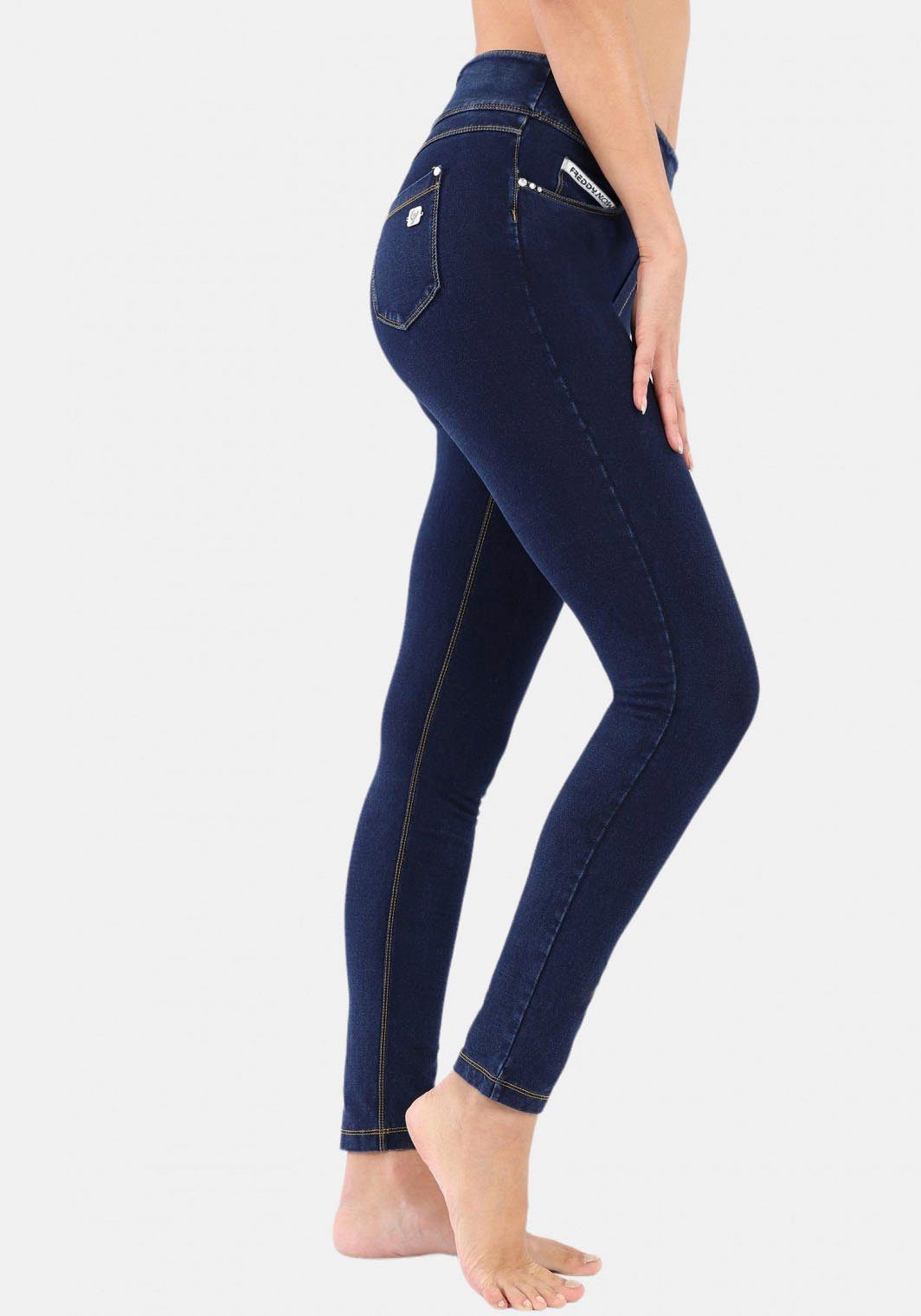 Freddy Shapingleggings NOW SKINNY YOGA mit Lifting & Shaping Effekt und Umschlagbund