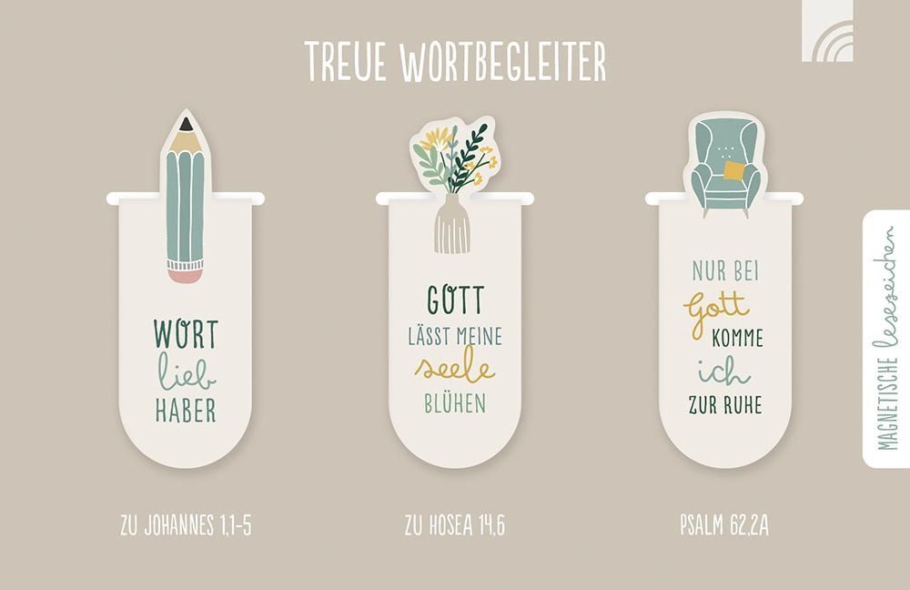 DIY-Buch Treue Wortbegleiter Magnetische Lesezeichen diverse