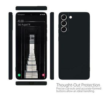 MyGadget Handyhülle Silikon Hülle für Samsung Galaxy S21 FE, robuste Schutzhülle TPU Case Slim Silikonhülle Back Cover Kratzfest