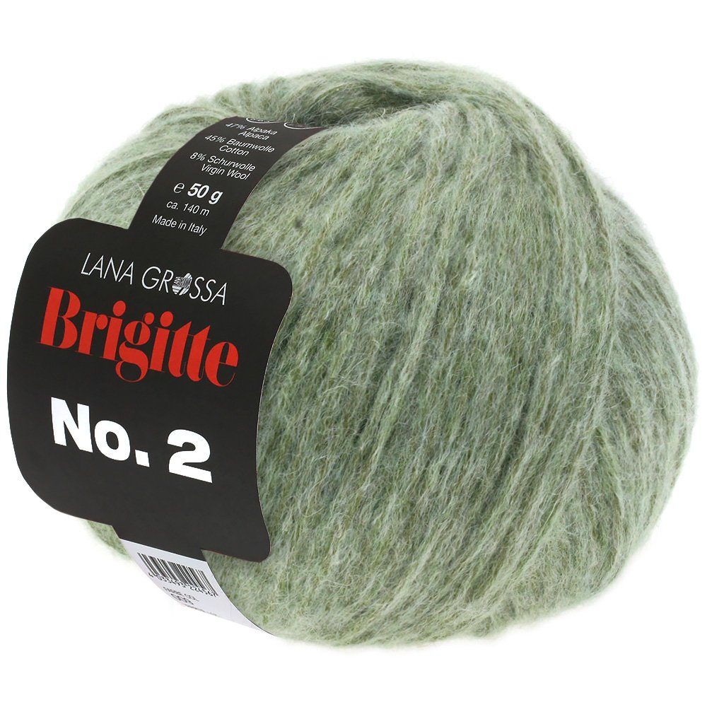LANA GROSSA BRIGITTE NO. 2 Häkelwolle, 140 m (hochwertige Mischung aus Schurwolle, Baumwolle und Alpaka), 50 g