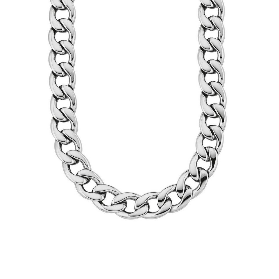 Amor Edelstahlkette für Herren, Edelstahl (1-tlg., Halskette), Der  Halsschmuck für Männer wurde aus robustem Stainless Steel gefertigt