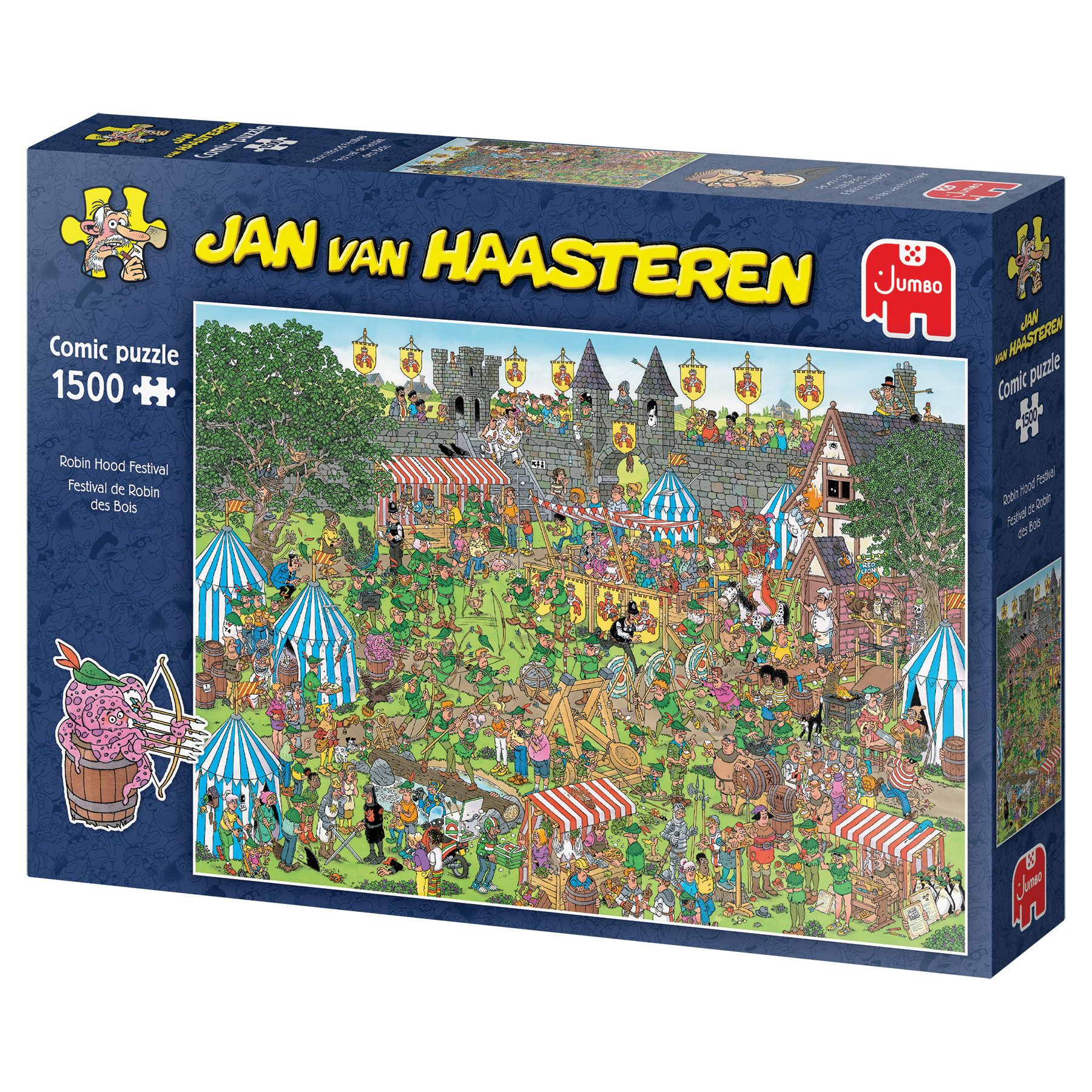 Jan van Haasteren Puzzle Jan van Haasteren, Robin Hood Festival, 1500 Teile Puzzle, 1500 Puzzleteile