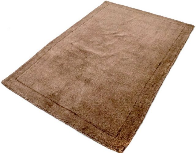 Wollteppich »Gabbeh Teppich handgetuftet braun«, morgenland, rechteckig, Höhe 15 mm, Kurzflor-Otto