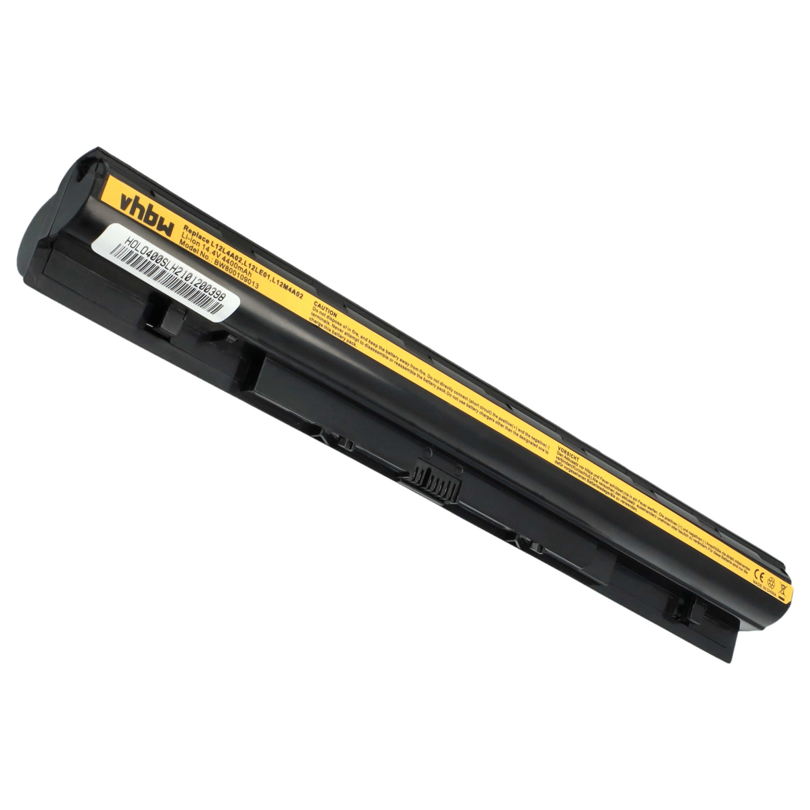 vhbw Akku passend für Lenovo G50-70, G50-45, G50-30, G505s, Z40-75, G500s Laptop-Akku Akku Li-Ion 4400 mAh (14,8 V, 1 St), Leistungsfähiger Austausch-Akku für Notebook, Wiederaufladbar, Jede