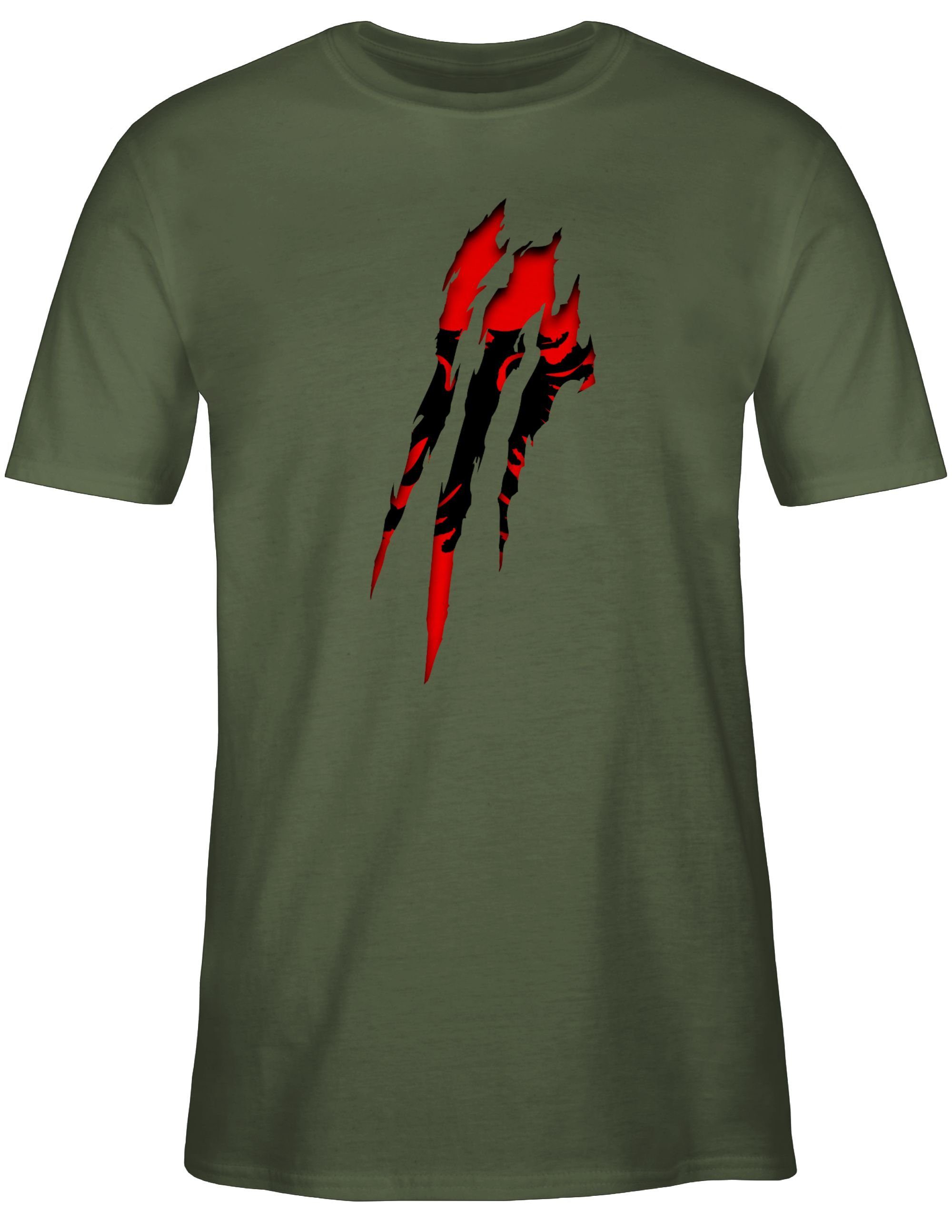 Shirtracer T-Shirt Albanien Krallenspuren Länder Wappen günstig online kaufen