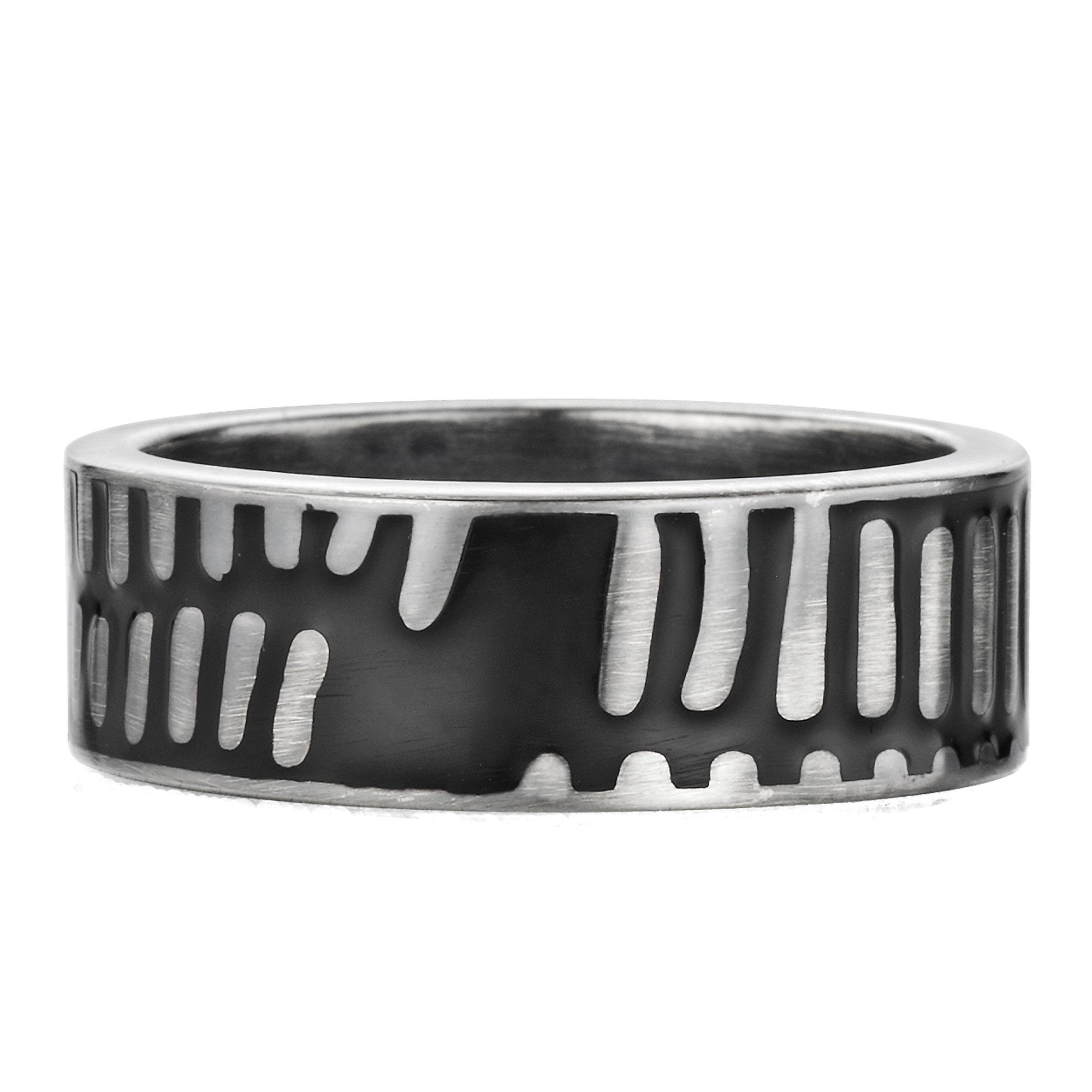 CAÏ Fingerring 925/- Sterling Silber oxidiert Australien