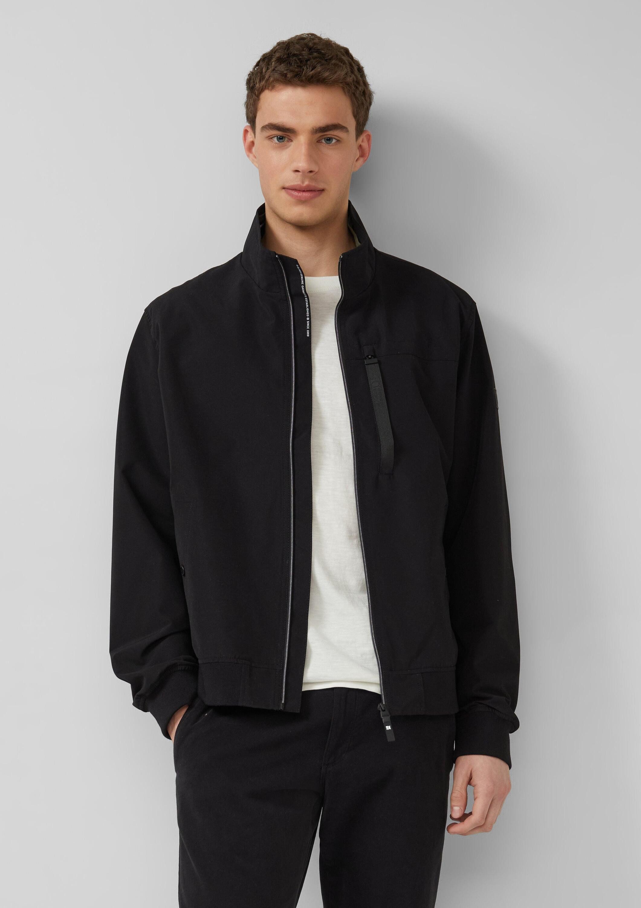 s.Oliver Funktionsjacke Outdoor-Jacke Sportiver Blouson mit Stehkragen und Rippbündchen