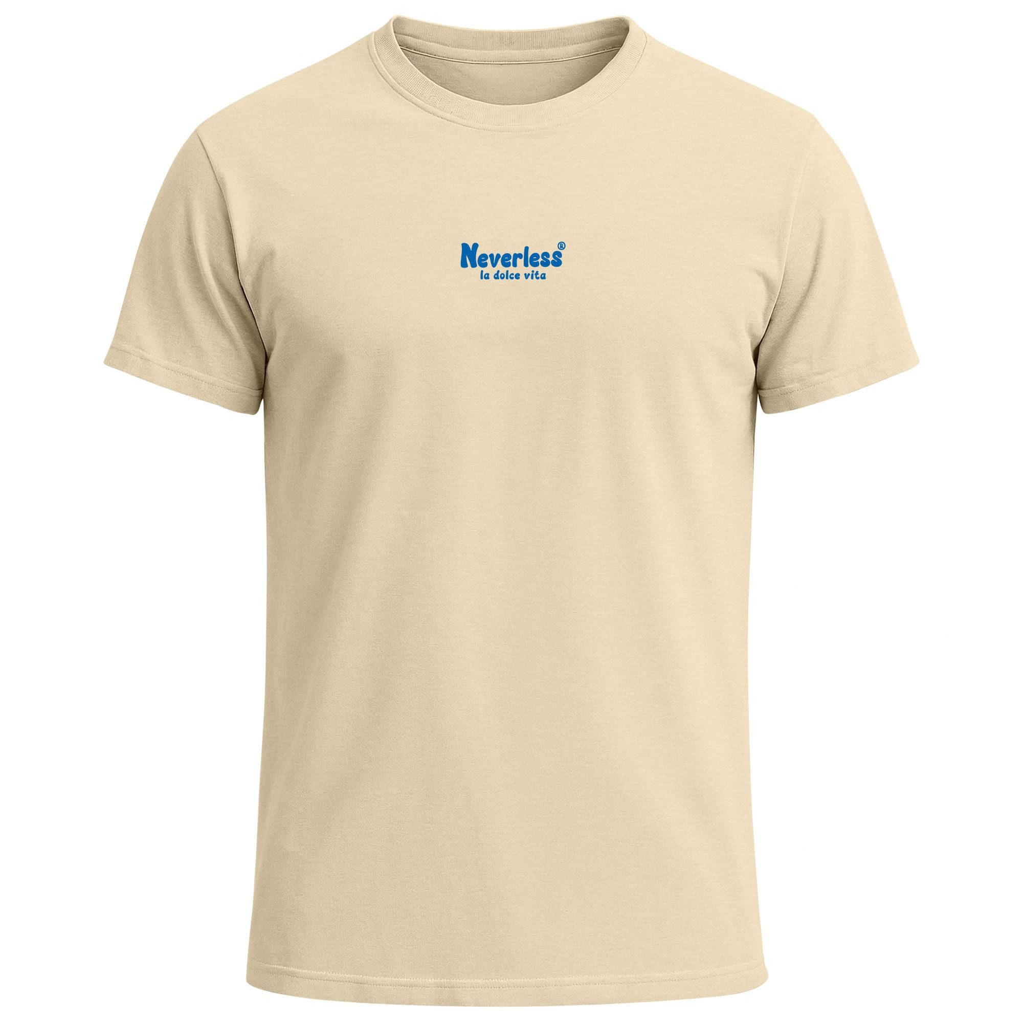 Neverless Print-Shirt Herren T-Shirt La Dolce Vita, Sommer Grafikshirt mit günstig online kaufen