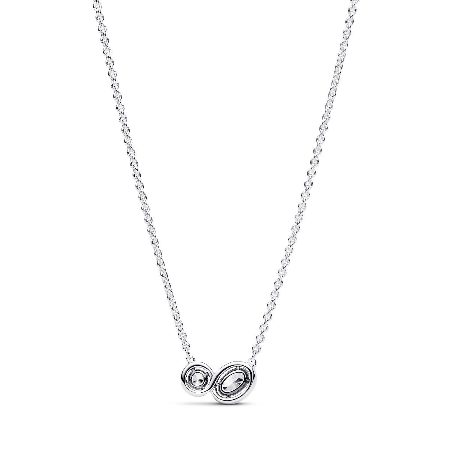 Pandora Kette mit Anhänger -45 Damen-Umarmender Heiligenschein Silber