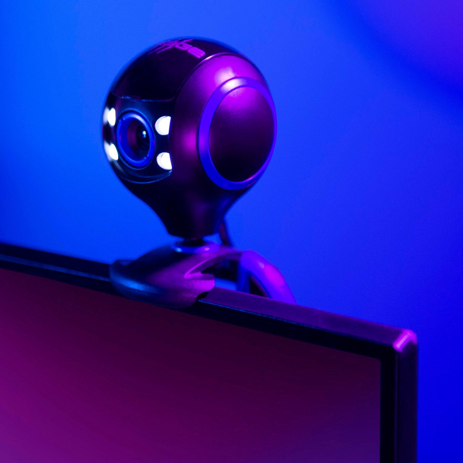 uRage HD Webcam REC 200 Web-Kamera 720p 30 fps Webcam (mit Mikrofon und LED-Licht verschließbare Linse 720p Auflösung USB 2.0)