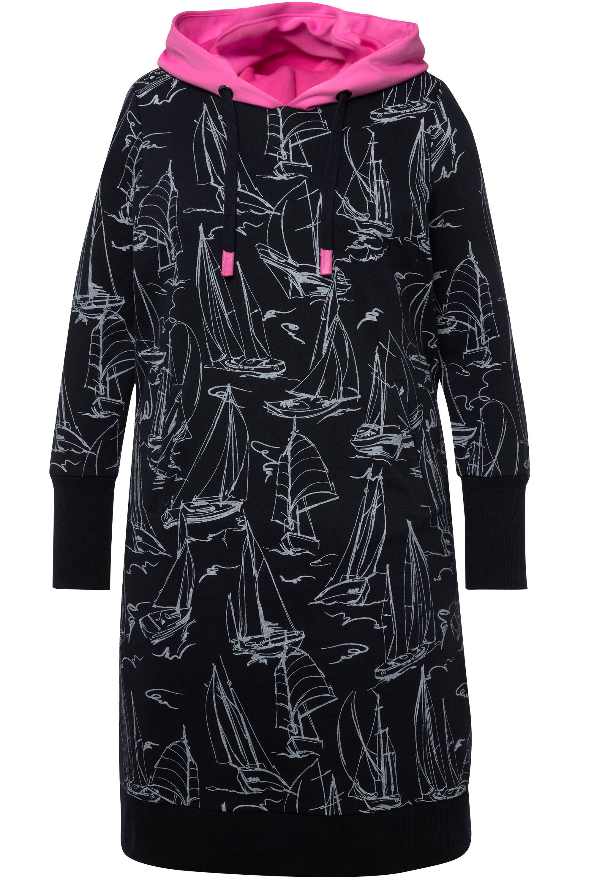 Laurasøn Midikleid Sweatkleid allover Print günstig online kaufen