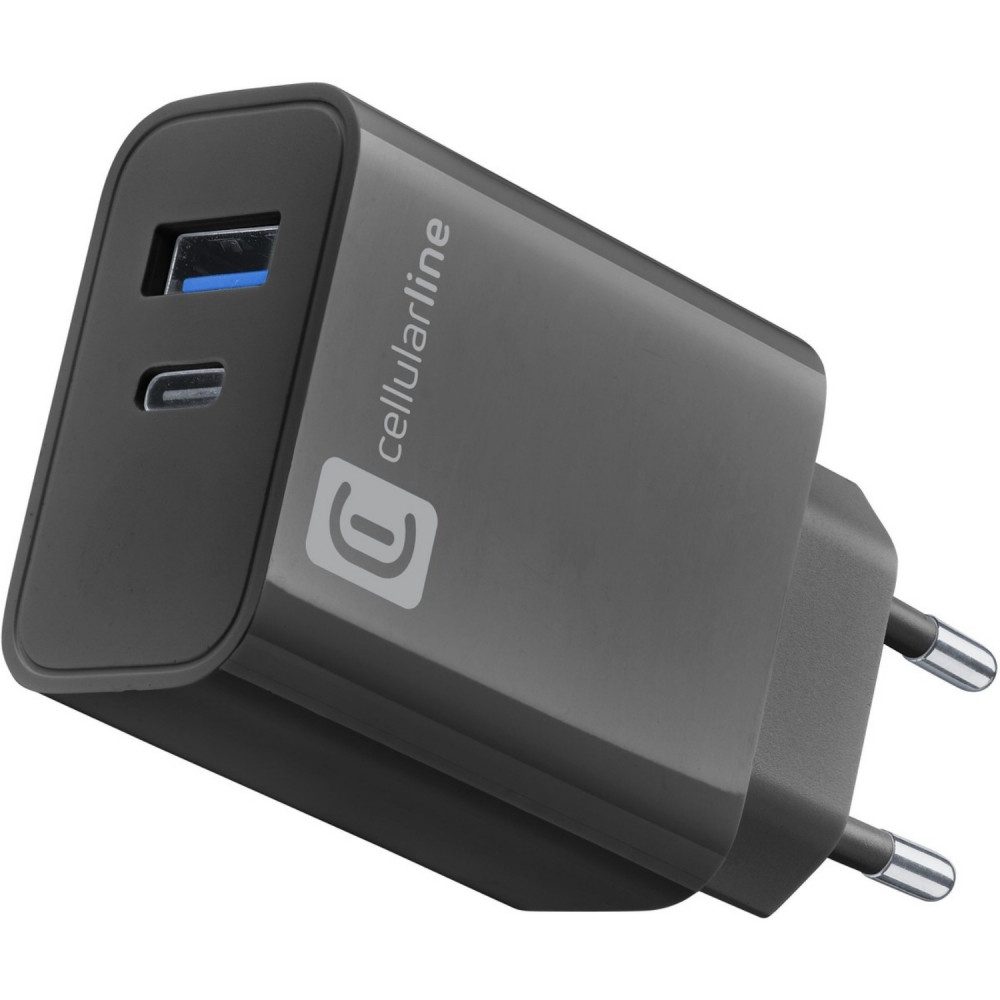 Cellularline Cellularline ACHUSB2PD32WK USB-C Kabel Smartphone-Adapter USB-C, Hochwertiges USB-C Kabel, langlebig und robust