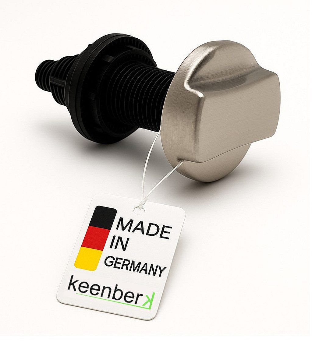 keenberk Küchenspüle Drehexcenter-Set Edelstahl gebürstet + Drehbetätigung - Ersatzteil