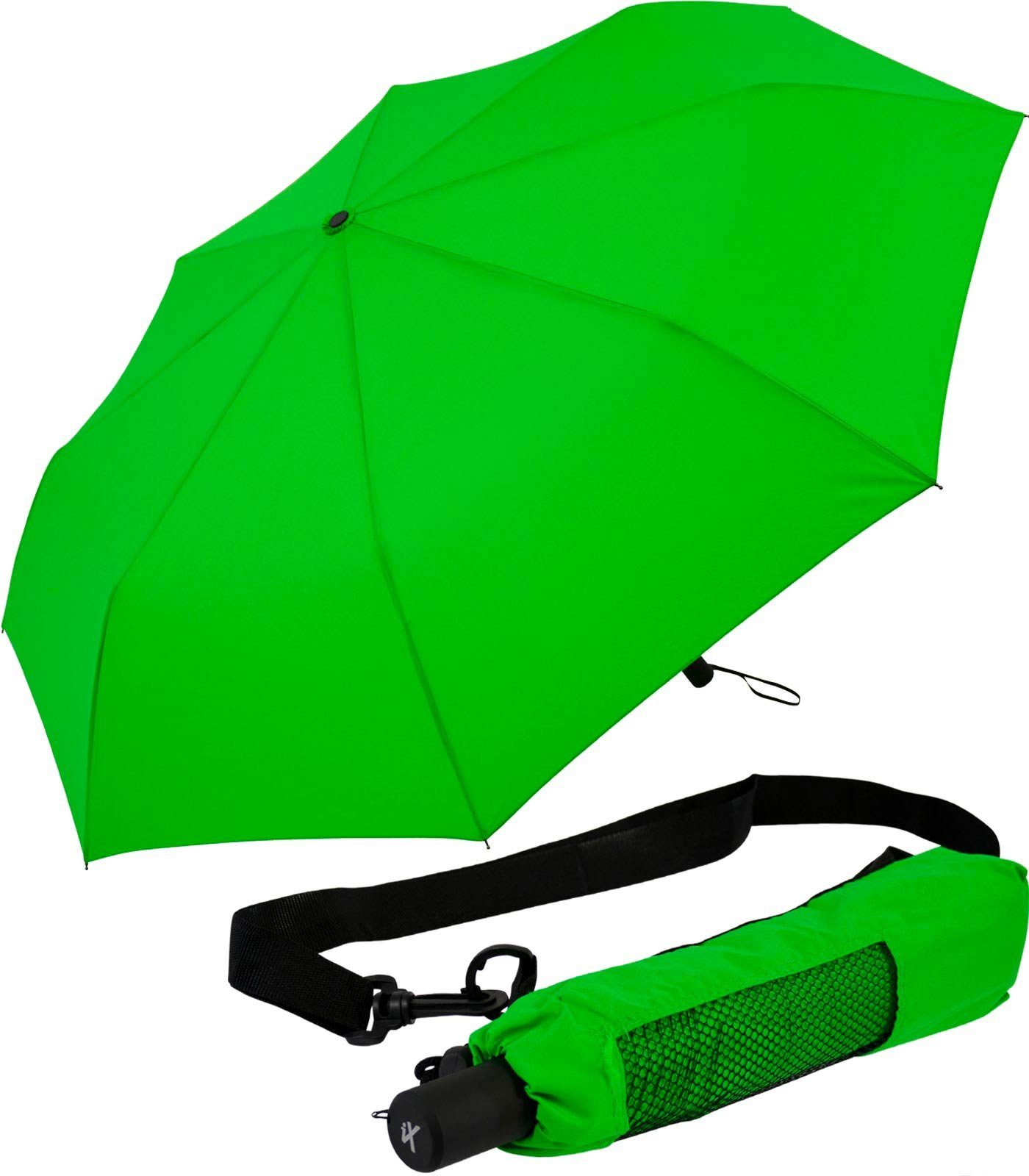 Trekkingschirm Trekking Schirm XXL 115cm mit Umhängetasche