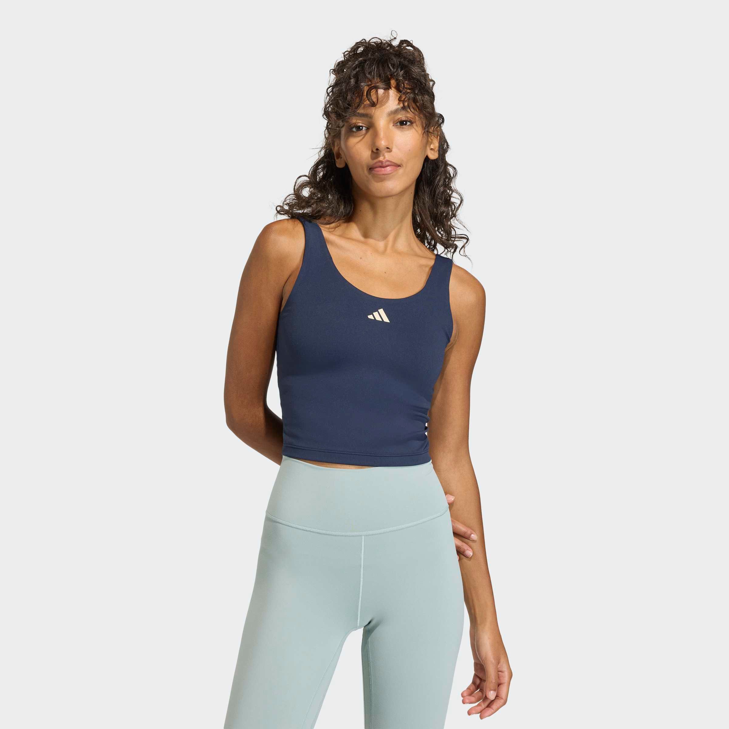 adidas Performance Tanktop 3-STREIFEN STUDIO ALL ME, LEICHT STÜTZEND günstig online kaufen