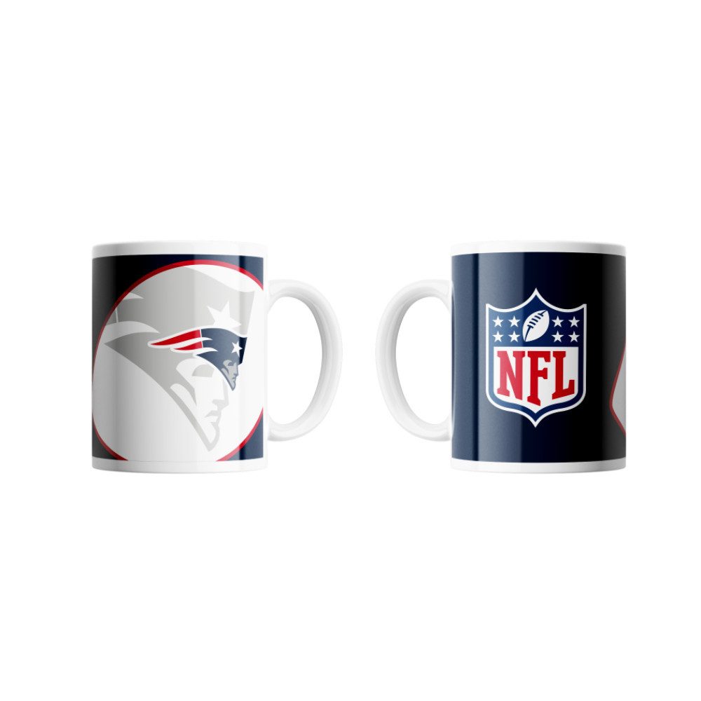 New England Patriots Becher New England Patriots Mug Shadow Logo & Shield, Keramik