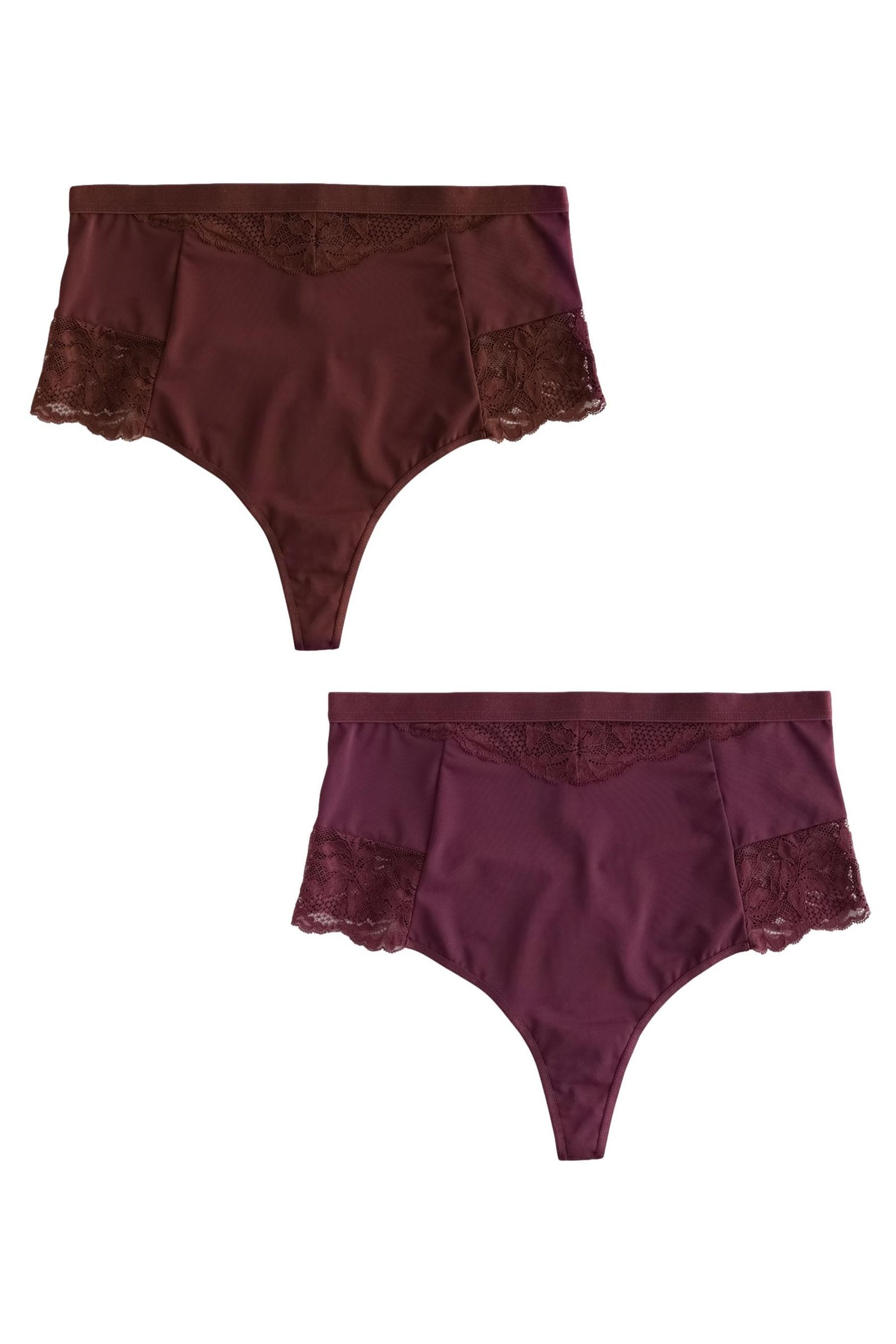 Next Tanga 2er-Pack Bauchformende Slips mit leichtem Support, (2-St)