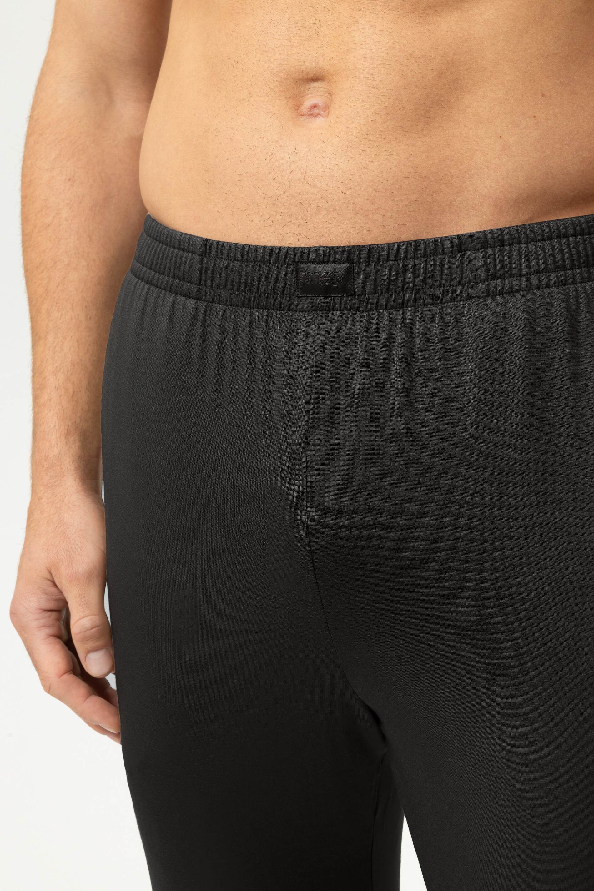 Mey Schlafhose Mey Hose lang Serie Jefferson Uni Hose (1-tlg) Softe Pyjamahose, Uni, weiches Modal, klassischer Schnitt