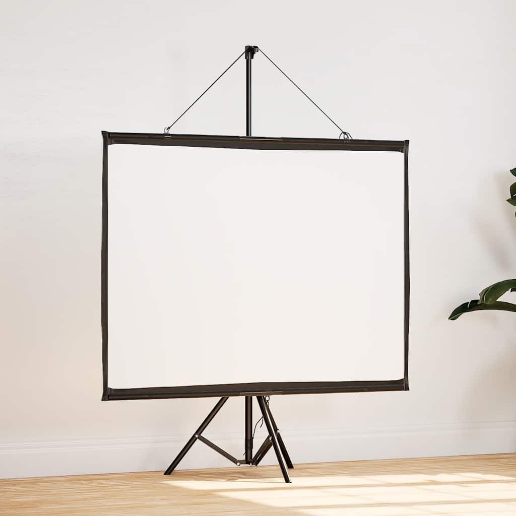 vidaXL 60aposapos 43 Beamer Leinwand mit Stativ 60 Zoll 43 Pull-Up-Leinwand