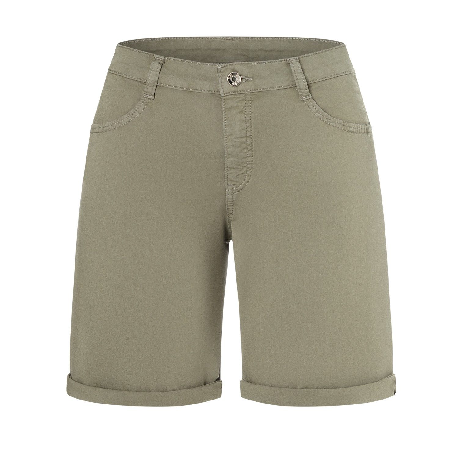 Stretch-Jeans MAC SHORTY garden olive PPT 2387-00-0415 686R - ULTRALIGHT DENIM