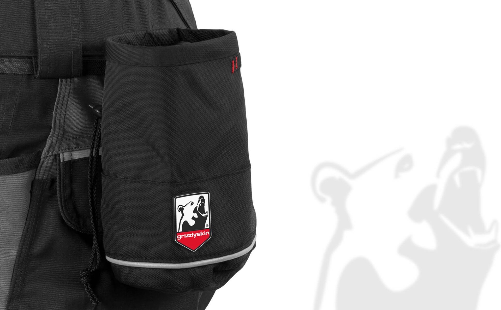 Qualitex Workwear Arbeitshose praktische Hammerschlaufe für den Gürtel aus Cordura (1-tlg) inklusive spezielle Befestigung für IRON Kollektion