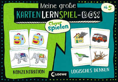 Loewe Spiel, Clever spielen - Meine große KartenLernSpiel-Box -...
