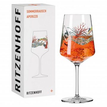 Ritzenhoff Aperitifglas Sommerrausch, Glas, Mehrfarbig H:22.5cm D:9cm Glas
