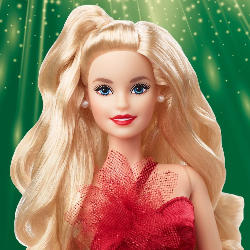 Barbie Anziehpuppe Holiday Barbie 2022 HBY03 Mattel Signature Puppe Sammelpuppe