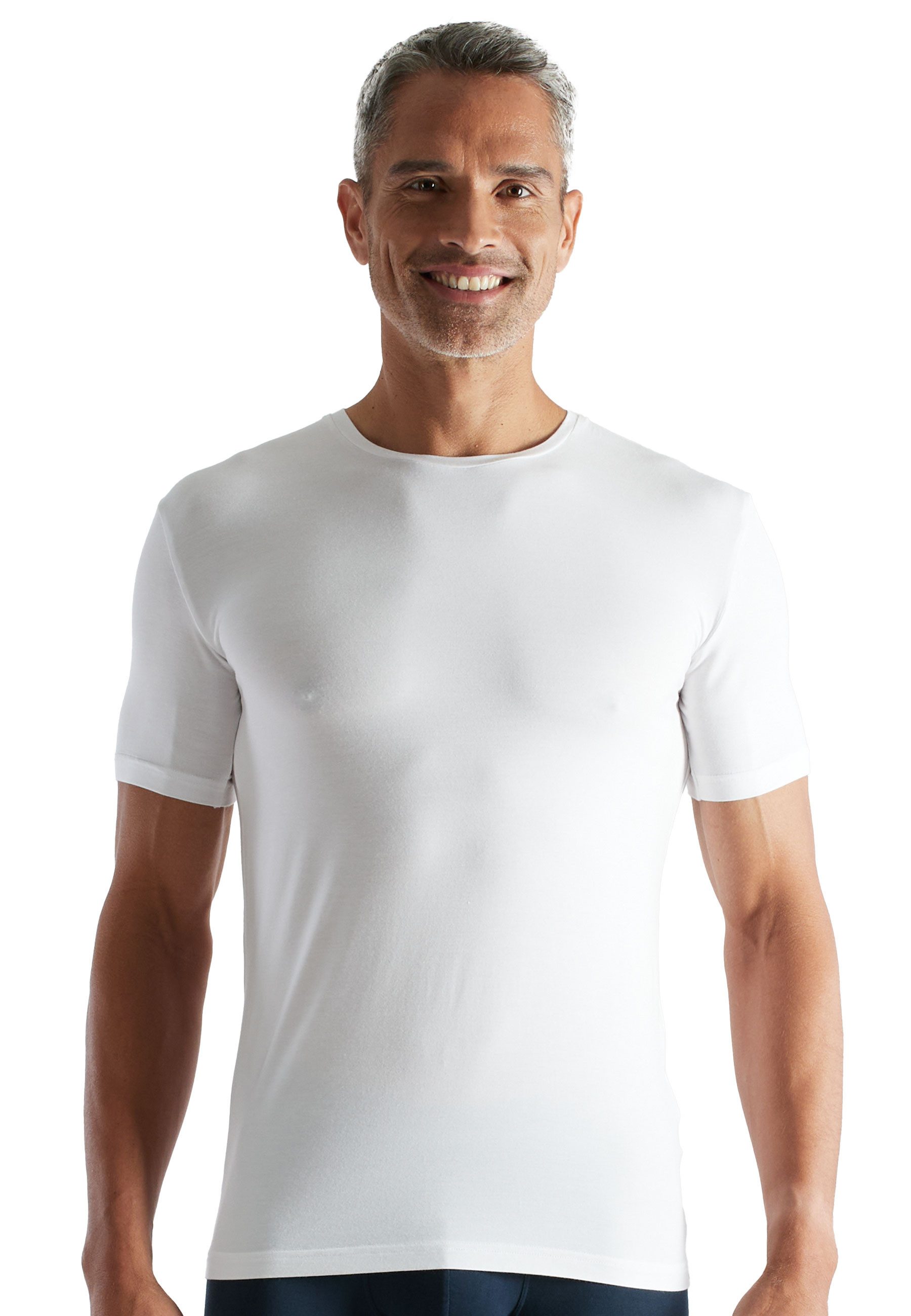 CECEBA Unterziehshirt CECEBA Herren Shirt weiß uni (1-St)