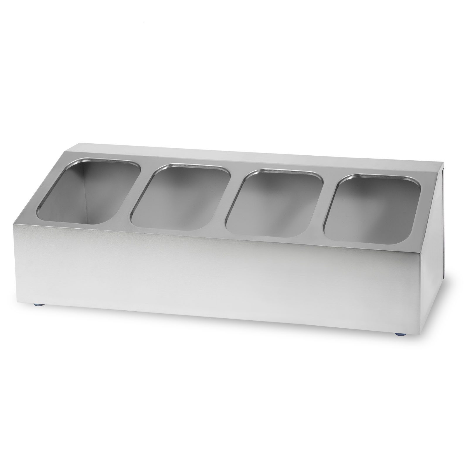 vertes Speisenwärmer 4 x 1/6 GN Gastronorm, (100mm Tief, Hygienisch Rostfrei Kratzfest Temperaturbeständig von -40 bis 300°C), für Bain Marie und Vielseitigen Einsatz in Gastronomie
