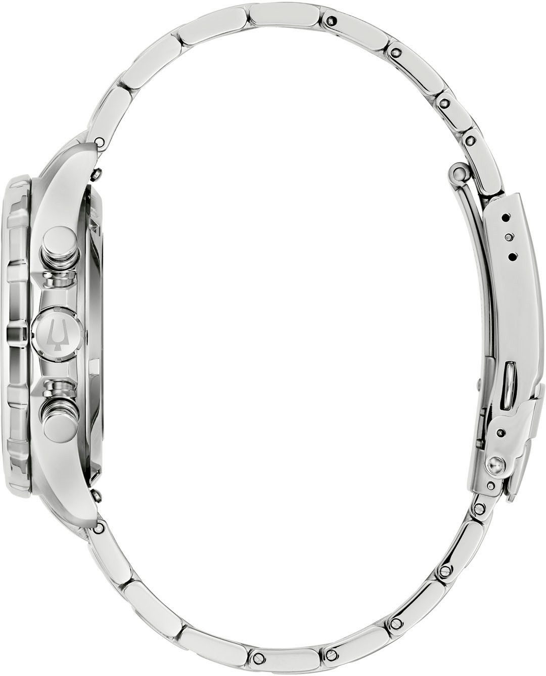 Bulova Chronograph Marine Star Series B 96B467, Quarzuhr, Armbanduhr, Herrenuhr, Edelstahlarmband, analog