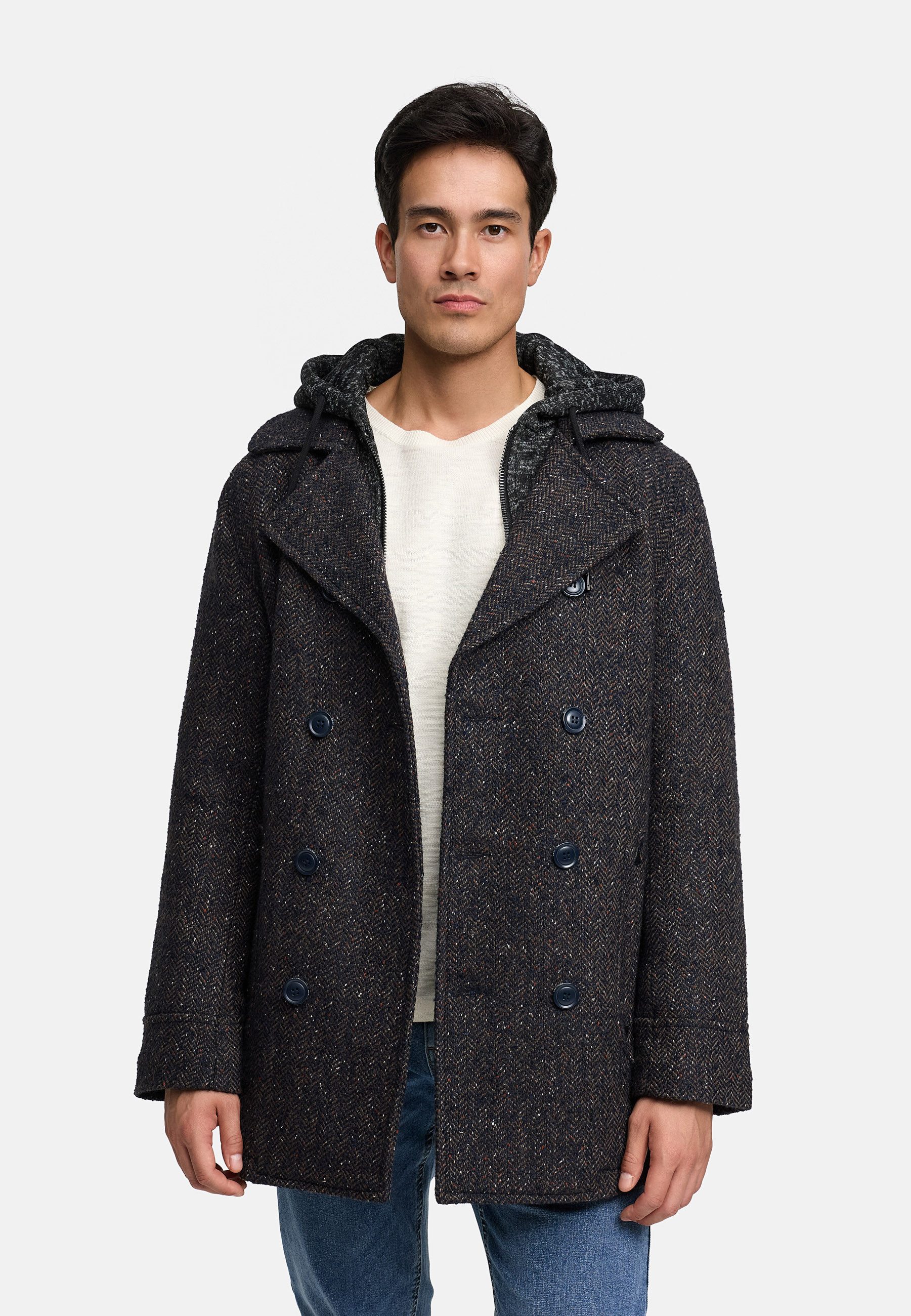 Indicode Kurzmantel Herren Cliff Mantel Winter günstig online kaufen