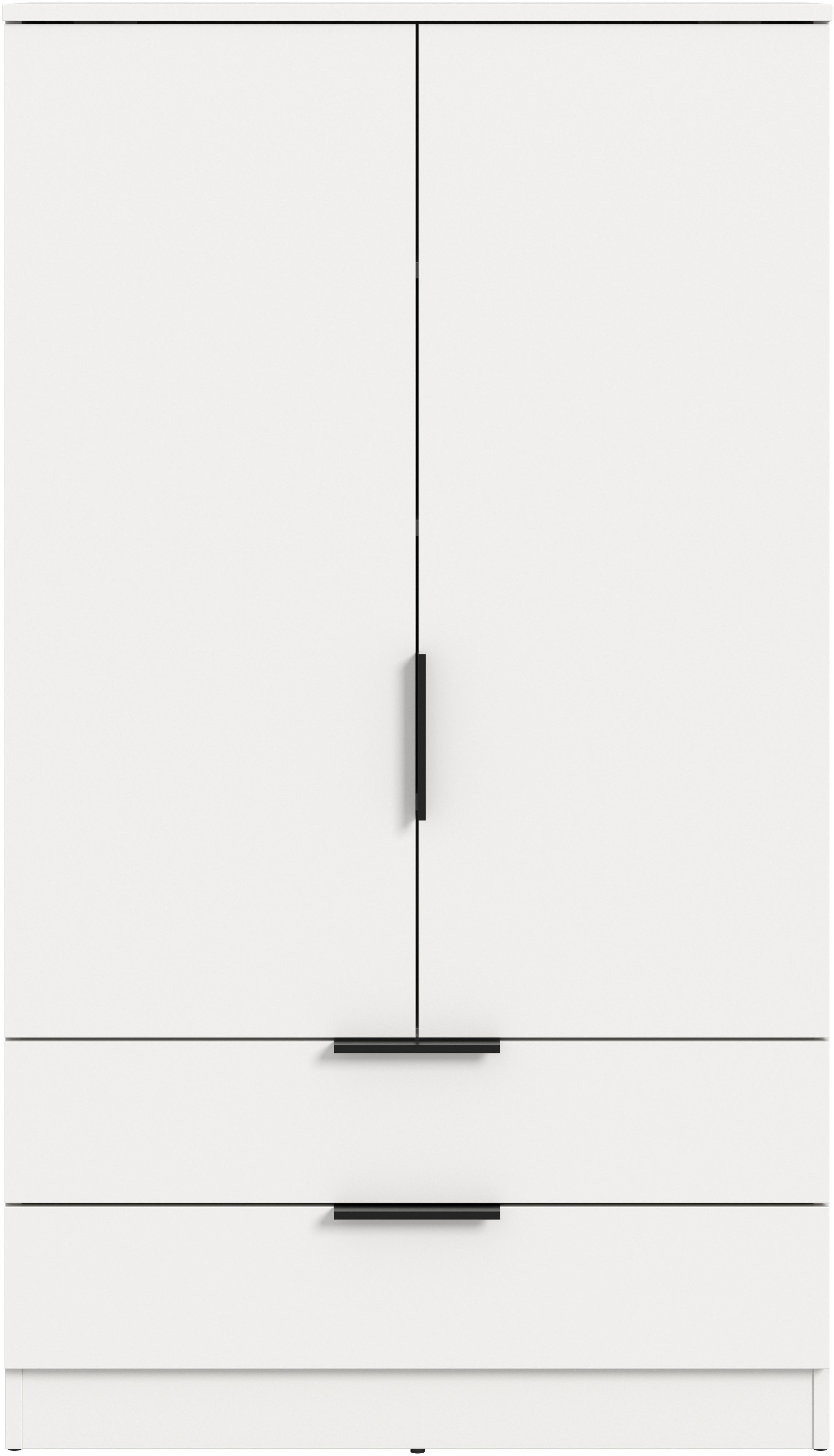 Home affaire Wäscheschrank SKARDE, Kleiderschrank, Schlafzimmerschrank, Schrank (1-St., Höhe: 140 cm, 2 Türen, 2 Schubladen, 1 Kleiderstange) OTTO BESTSELLER, Garderobe, Universalschrank, Flurschrank, Schrank