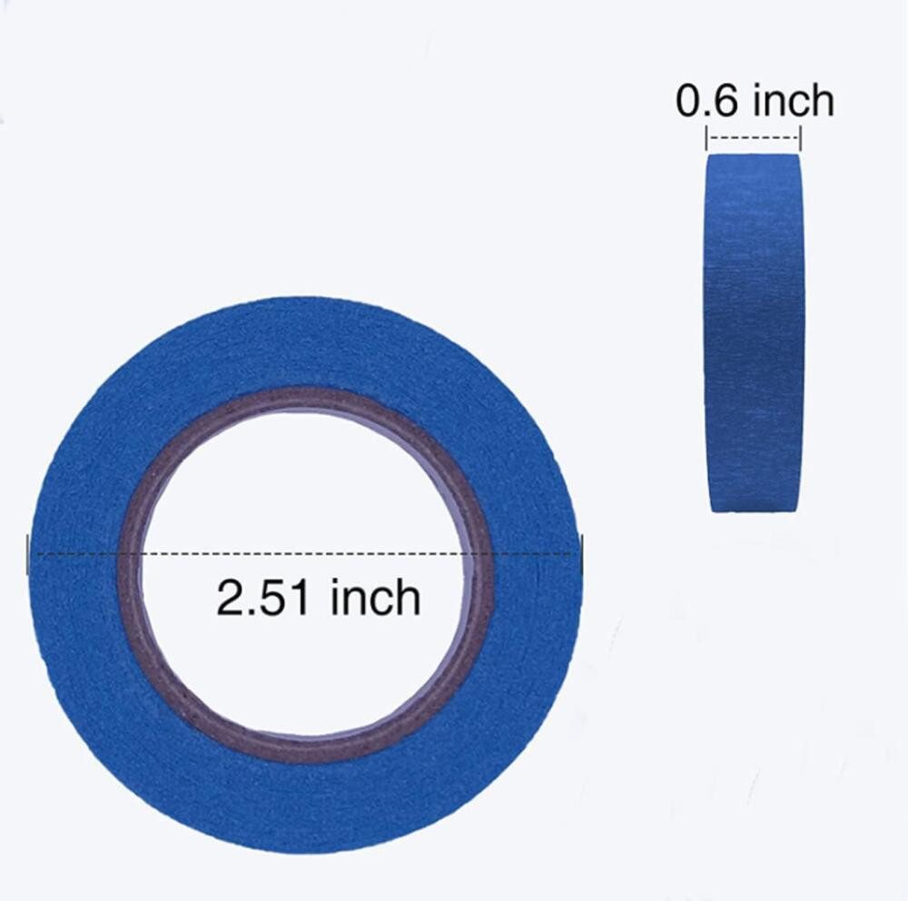 FELIXLEO Kreppband 6 Rollen Kreppband Bunt Tape Washitape für Journaling (1 günstig online kaufen