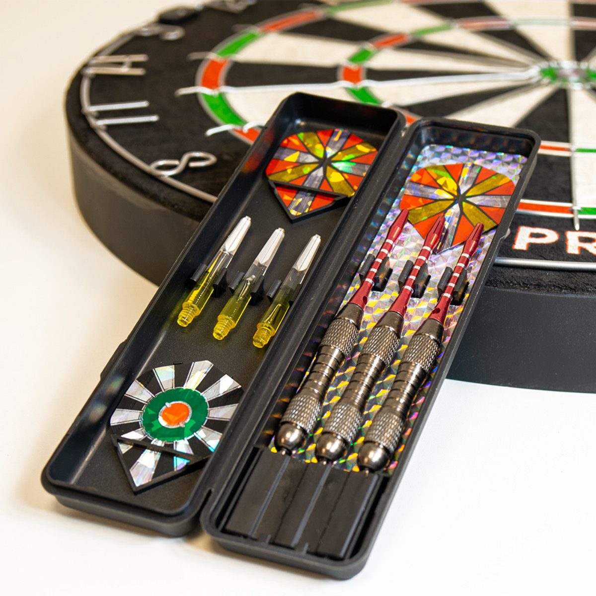 Jollystar Dartpfeil Dartpfeile Set 20 Gramm 15 teilig mit Zubehör und Aufbewahrungsbox, Dartpfeile Set mit 20 Gramm Gewicht inklusive Zubehör