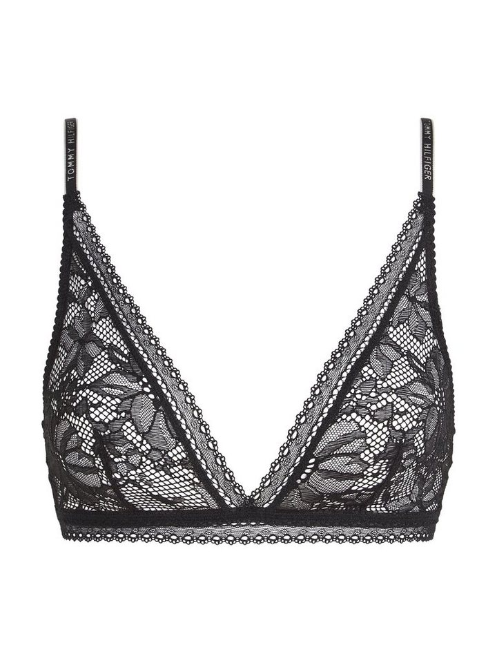 Tommy Hilfiger Underwear Triangel-BH TRIANGLE BRA (EXT SIZES) mit  Logoschriftzügen auf den Trägern