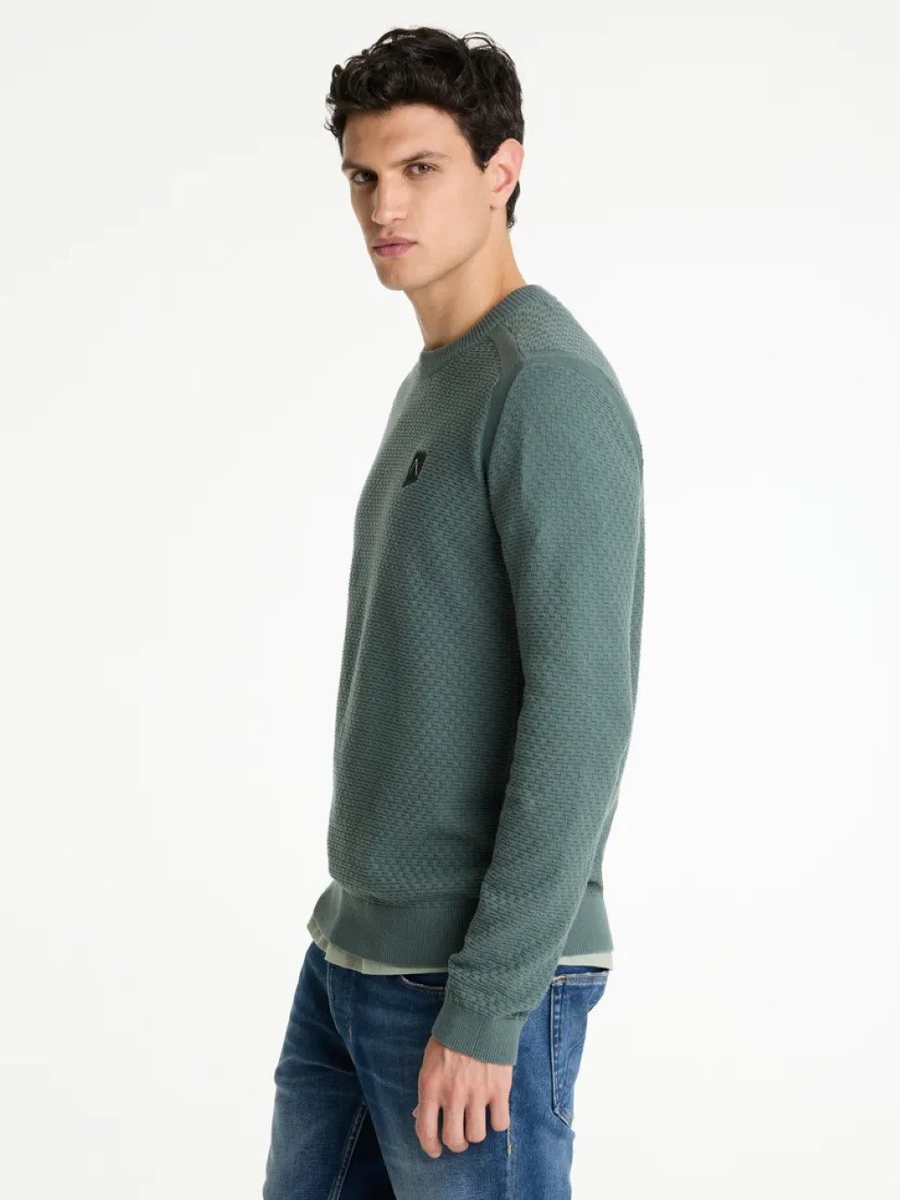 CHASIN' Strickpullover RICO - Regular Fit Pullover - Waffelstruktur - Sweater