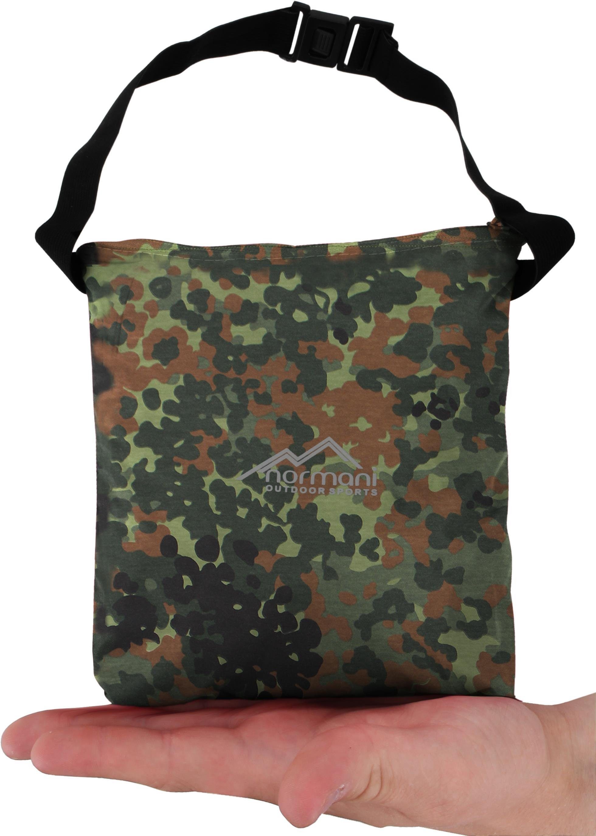 normani Regenponcho Regenponcho Cherrapunji Fahrradponcho mit Kapuze - 12000 mm Wassersäule - 3M™-Reflektor