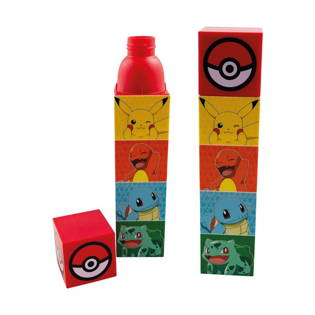 POKÉMON Trinkflasche Pokémon Flasche Wasserflasche für Kinder, 650ml