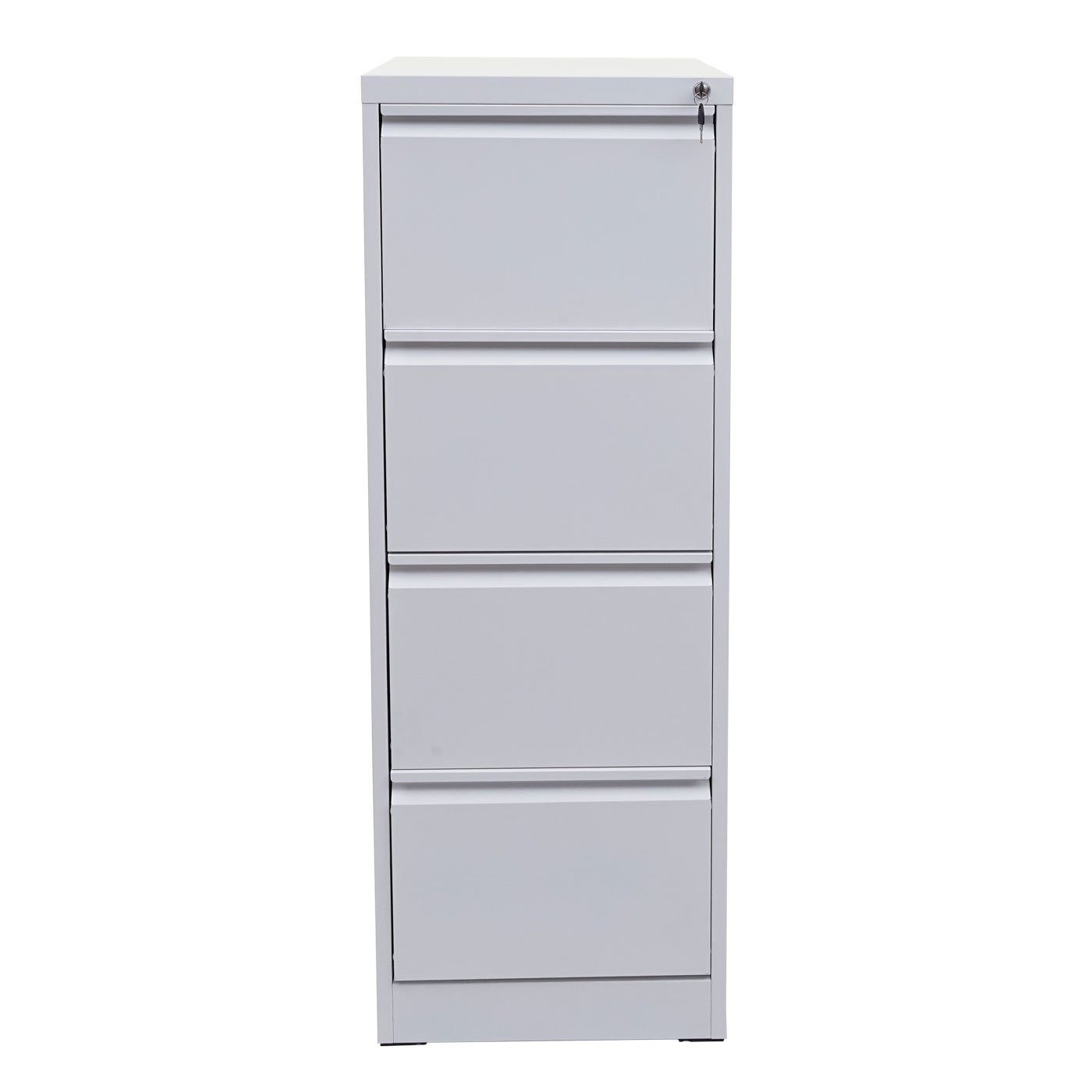 PROREGAL® Hängeregisterschrank Hängeregisterschrank 134x46x62cm Format Legal + A4 abschließbar Weiß